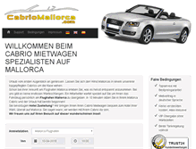 Tablet Screenshot of cabriomallorca.com